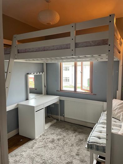 IKEA STORA Double Loft Bed 140 x 200 cm