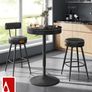 Bar Table Height Adjustable with storage Image 6
