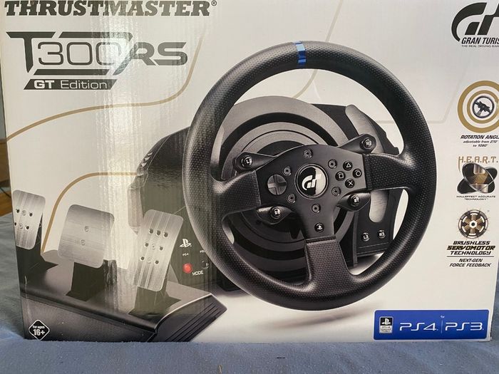 Thrustmaster T300 RS Force Feedback Steering wheel + pedals