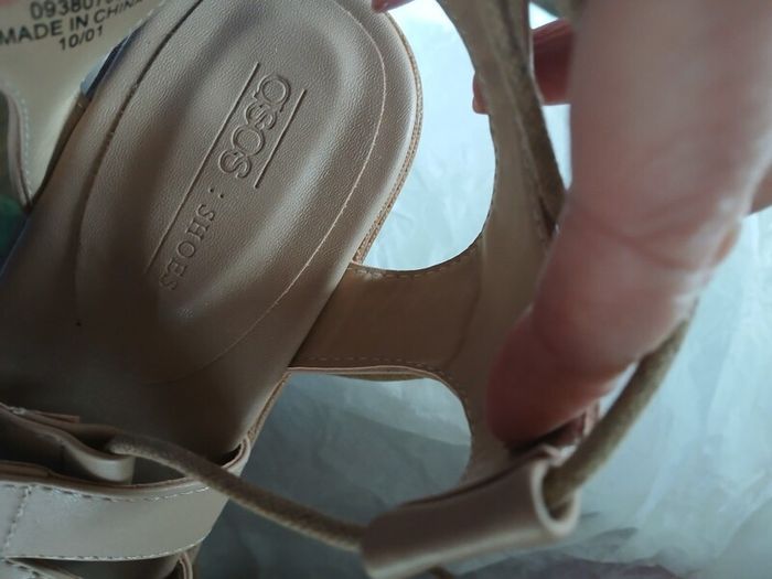 Asos chunky sole sandals brand new