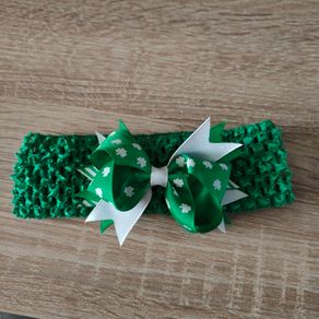 NEW Green Bow Stretch Headband