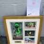 Usain Bolt Signed Puma Running Spike Shoe In 3D Frame Image 2