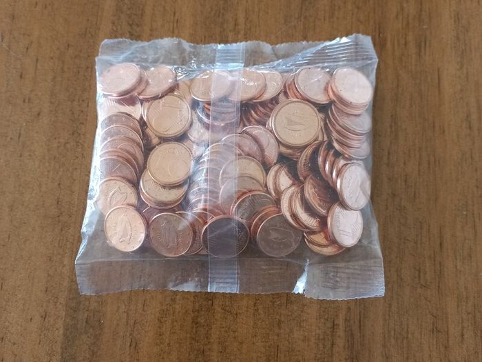 1 Euro Cent bag Ireland UNC 2013