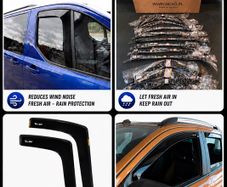 Wind Deflectors Tinted 2 & 4 Pce Sets