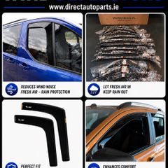 Wind Deflectors Tinted 2 & 4 Pce Sets