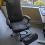SONGMICS Executive Chair, Ergonomic Office Chair with Footrest Image 5