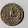 USA silver Quarter 1945 Image 4