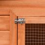 Rabbit Hutch Solid Pine & Fir Wood 310x70x87 cm Image 8