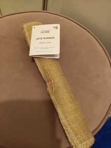 Jute table runner