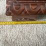 Large Ornate 7ft Wooden Glass Display Cabinet Image 9