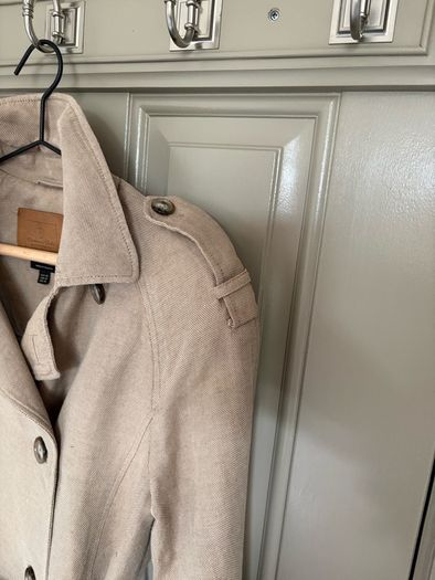 Massimo Dutti linen and cotton mix trench size XS