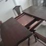 Solid Oak Dining Table + 6 Chairs Image 3