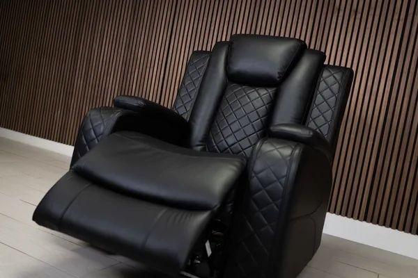 Ashbyrne electric Recliner Sofa black