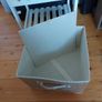 4 drawer wooden shelf storage unit. Image 6