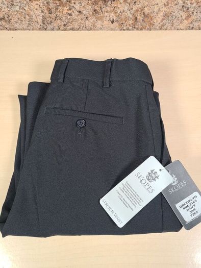 SKOPES trousers mens Size W 30 regular leg navy BRAND NEW BNWT