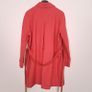 Eastex Coral Red Orange Belted Trench Coat 14UK/42EU Image 10