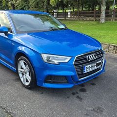 Audi A3 2019 Ara Blue S Line