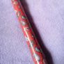 Fancy Design Red Walking Stick Image 3