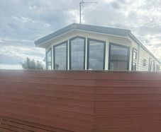 Willerby Aspen Mobile home with Decking & Shed