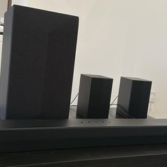 Soundbar and subwoofer