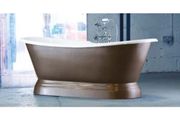Versailles Double Ended Plinth Cast Iron Bath with Curve