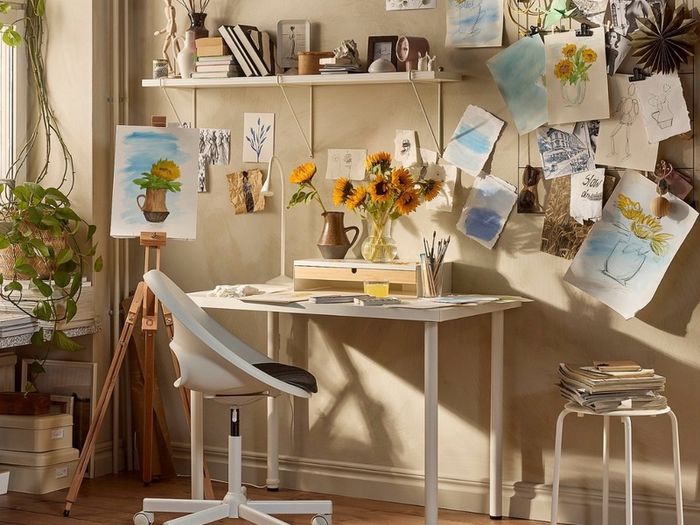 Ikea Linnmon / Adils Table / Desk White, 100x60 Cm