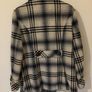 Check Short Coat Jacket Black & Ivory Rocha John Rocha Size 14 Image 7