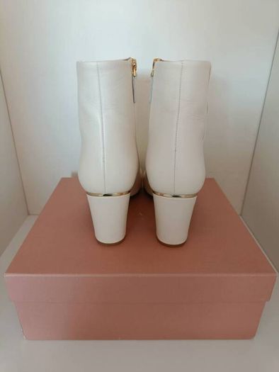 Sezane Leather Ankle Boots - Size 7 - WORN ONCE - Original Box