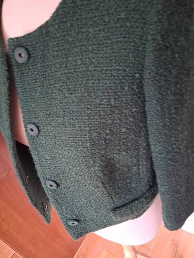 Hobbs Stunning New Unworn Bottle Green Boucle Blazer Jacked Size 12