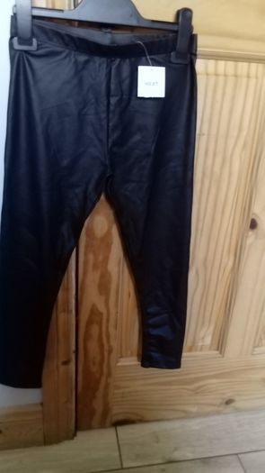 girls wear.  New NEXT leatherette trousers
