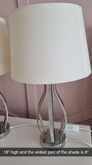 2 x Bedside Table Lamps