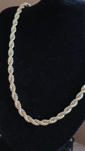 Unisex necklace Jewellery 14k Gold Plating 55cm