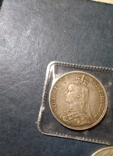Three   Victorian Silver Crowns