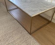 West Elm Marble Coffee Table