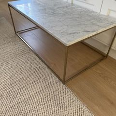 West Elm Marble Coffee Table