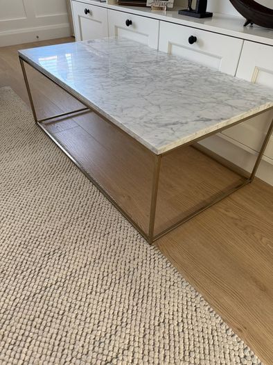 West Elm Marble Coffee Table