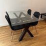 Glass Table & 4 Chairs Image 3