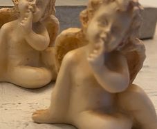 Shabby Chic Set of 2 Cherubs/ Fairies