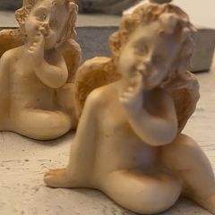 Shabby Chic Set of 2 Cherubs/ Fairies