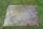 Steel plate or cover.