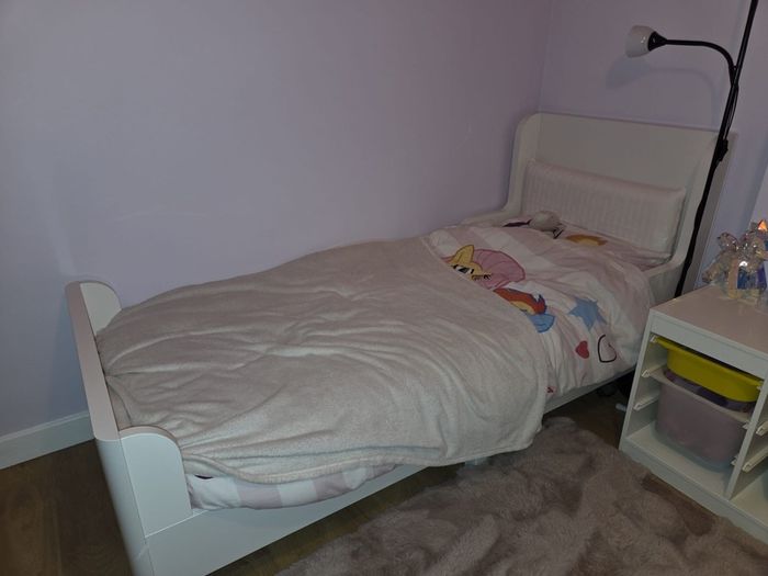 Ikea extendable children's bed.