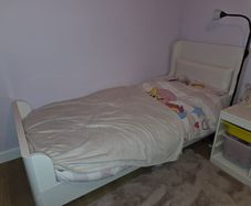 Ikea extendable children's bed.