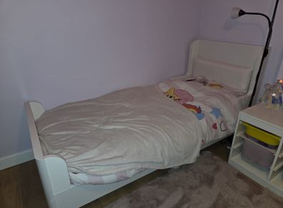 Ikea extendable children's bed.