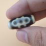 Vintage Himalayan Tibetan Lot of 3 Mixed Pattern Agate Dzi Beads Image 2