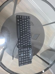 Wired keyboard and wireless mouse