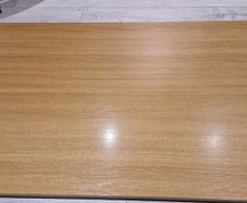 Oak effect desk top