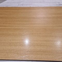 Oak effect desk top