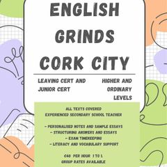 English Grinds, Cork City. LC and JC.