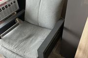 Gray Reclining Armchair