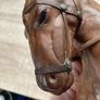 Vintage Leather Horse Image 8
